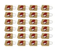 Beimus 24 bolsas de papel kraft para el día de San Valentín, diseños de corazones con asa, bolsas de regalo con textura de papel para fiestas