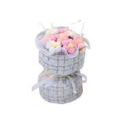 Beimus 3. Ramo de imitación hecho a mano con textura suave para interiores y flores, ramo de imitación de hilo