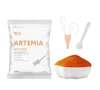 Beimus Artemia - Huevos de descascarillado de 60 g, salmuera, camarón, huevo, acuario, incubación, alimento para peces de bebé, huevos de artemia