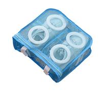 Beimus Bolsa para lavadora de zapatos, doble tela resistente, se adapta a tenis de talla 13, zapatos de gimnasio protectores y planos diarios, Blue, 11.31x10.53in