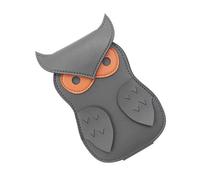 Beimus Bolsas de almacenamiento para púas de guitarra, bolsa de púas, soporte para púas de guitarra, de piel sintética, organizador de púas de guitarra, Gray, 17*11cm