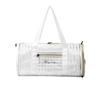 Beimus Bolso de hombro para mujer, bolso de deporte de PVC transparente de moda, bolso cruzado adecuado para actividades al aire libre y uso diario, White