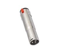 Beimus Cabezal extensor de metal de 1/4 de 6,35 mm hembra a XLR macho de 3 pines para transmisión de sonido segura en convertidor equilibrado de estudio en vivo