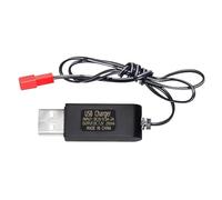 Beimus Cable USB para baterías de litio de 3,6 V, 4,8 V, 6 V, 7,2 V y litio, con enchufe SM2P, JST, KET, juguete de control remoto