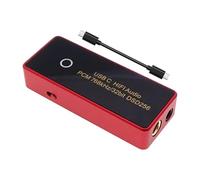 Beimus Caja de decodificación profesional HiFi tipo C, doble potencia de bajo ruido y 16-600 ohmios, compatibilidad con auriculares, caja de decodificación de mezcla