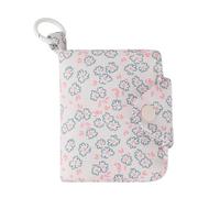 Beimus Creative - Monedero organizador de cables, tarjetero multicapa con estampado floral y conejos, bolsa de almacenamiento pequeña para niñas, c, SizeApprox.10.1x8cm/3.98x3.15inch
