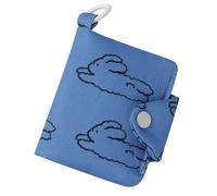 Beimus Creative - Monedero organizador de cables, tarjetero multicapa con estampado floral y conejos, bolsa de almacenamiento pequeña para niñas, b, SizeApprox.10.1x8cm/3.98x3.15inch