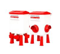 Beimus De Aves Corral Aire Libre Y Juego Bebedero Plan Mejorado Balde Alimentación 26 Cisterna 3 GAL Poliestireno Inmune A La Oxidación contra La Contaminación