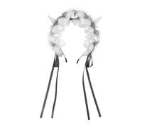 Beimus Diadema de cuerno de diablo modificable, seguro y antideslizante, cómodo complemento para fiestas de Halloween, incidentes temáticos, tocado de cuerno de diablo modificable para disfraz