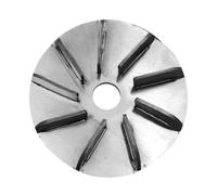 Beimus Disco de acero inoxidable para depilación de animales de granja con diseños ergonómicos para ganado, cerdos, aseo de ganado, disco de depilación de ganado