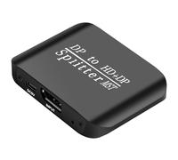 Beimus Dos adaptadores de pantalla con tecnología MST convierten señales DP a HDTV DP salida 4K HDR múltiples adaptadores de estaciones de trabajo de pantalla