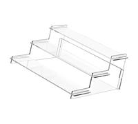 Beimus Estante de tocador de baño acrílico transparente de 3 niveles para almacenamiento de joyas y cosméticos, estante de decoración del hogar