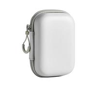 Beimus Estuche organizador de cámaras de tela Oxford impermeable para cámaras, accesorios y viajes, Patrón de lichi gris, 12*9*4cm