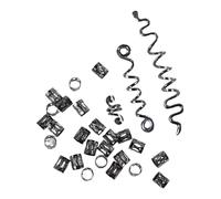 Beimus Ethnic Styles - Juego de pinzas para el pelo con espirales para rastas únicas