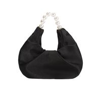 Beimus Grand Sateen Fog Bolso moldeado con cinturón de cadena desmontable, excelente para incidentes formales, excursiones informales, elegante bolso de hombro con plan de niebla, Black, One Size