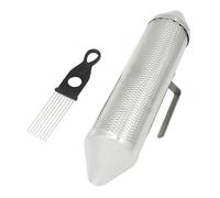 Beimus Guiro Shaker de metal con raspador, juguete musical de aprendizaje temprano, instrumentos musicales de percusión para vivir