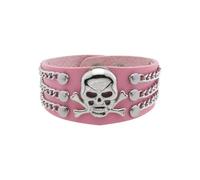 Beimus Joyería de mano de metal con diseño de calavera, diseños únicos a la moda para los amantes de la música rock, que muestran personalidad y moda a la moda, talla única, como se describe