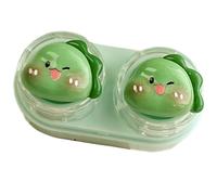 Beimus Juego de fundas para lentes de viaje con almacenamiento separado izquierdo y derecho, a prueba de fugas, soporte para lentes para exteriores, organizadores de lentes aptos para viajes, Green