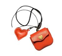 Beimus Llavero divertido para monedas que ofrece funcionalidad y estilos, llavero de fiesta para adultos jóvenes, Red, 6*7cm