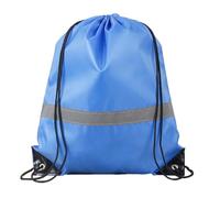 Beimus Mochila de gimnasio con cordón reflectante de poliéster, impermeable, para deportes, accesorios de fitness al aire libre, mochila de gimnasio con cordón reflectante