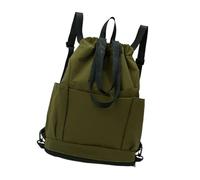 Beimus Mochila deportiva con cierre de cordón para gimnasio, senderismo, compartimento principal grande, resistente al agua, correa de hombro ergonómica, diseño fácil de llevar, práctica mochila de