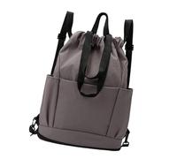 Beimus Mochila deportiva con cierre de cordón para gimnasio, senderismo, compartimento principal grande, resistente al agua, correa de hombro ergonómica, diseño fácil de llevar, práctica mochila de