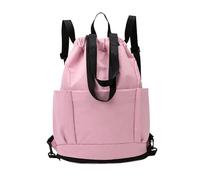 Beimus Mochila deportiva con cierre de cordón para gimnasio, senderismo, compartimento principal grande, resistente al agua, correa de hombro ergonómica, diseño fácil de llevar, práctica mochila de