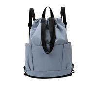 Beimus Mochila deportiva con cierre de cordón para gimnasio, senderismo, compartimento principal grande, resistente al agua, correa de hombro ergonómica, diseño fácil de llevar, práctica mochila de