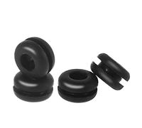 Beimus Ojales de goma negra para placa base 3009 3012, accesorios de ojal