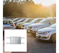 Beimus Parasol de aluminio para parabrisas trasero que proporciona un mejor aislamiento contra ejes y temperaturas frías, refugio flexible durante todo el año