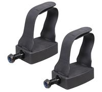 Beimus Pedales estacionarios reclinados de repuesto para bicicleta estática con correa de 9/16 pulgadas 1/2 pulgadas, pieza de ciclismo, pedal de ejercicio interior con correa