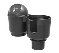 Beimus Portavasos 2 en 1 para coche, limitador ajustable y compartimento de almacenamiento para monedas, perfecto para vehículos con diseño plegable, propietario de taza de consola de coche