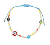 Beimus Pulseras contra el mal de ojo con cordón trenzado resistente, diseño vintage, unisex, accesorios de joyería protectores, hechos a mano, colección de pulseras contra el mal de ojo