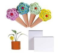 Beimus Riego Automático De Plantas Cerámica Picos para Camas Jardín Mantenimiento Controlado por Humedad Accesorio Jardinería Regulador Humedad del Suelo Cerámica