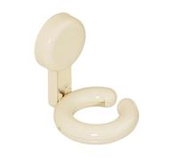 Beimus Soporte de pared con ventosa para secador de pelo, solución de almacenamiento vertical para baños pequeños, soporte resistente para secadora de pared