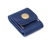 Beimus Soporte para púas de guitarra, de piel sintética, organizador de púas, estuche de almacenamiento para púas de guitarra, Blue, 6*4.6cm