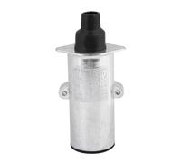 Beimus Toma de corriente flexible de aluminio de 24 V y 7 agujeros, impermeable, fácil de usar, ideal para vehículos de viaje y camiones, mezcla de aluminio, enlace de alimentación de coche