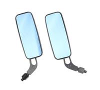 Beimus Vidrio retrovisor plegable de aluminio para carreteras estrechas, fácil mantenimiento, vidrio retrovisor de motocicleta