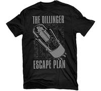 BEINENG The Dillinger Escape Plan Transistor - Camiseta negra, Negro, M