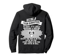 Being A Film Director T Camiseta, Awesome Film Director T Shirt Sudadera con Capucha, Unisex para Adultos, Negro, XXL