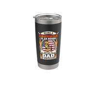 Being A Firefighter Is An Honor Being A Dad American Flag Vaso térmico de acero inoxidable de doble pared