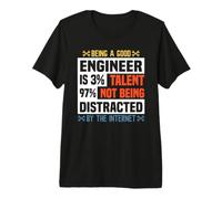 Being A Good Engineer Engineering Job Titiles Camiseta Premium