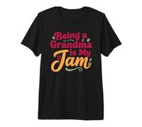 Being A Grandma Is My Jam Funny Cute Grandmother Humor Camiseta Premium