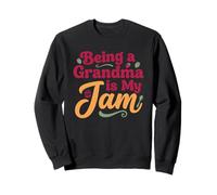 Being A Grandma Is My Jam Funny Cute Grandmother Humor Sudadera