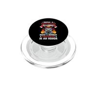 Being A Retired Firefighter Fireman Funny Firefighters PopSockets PopGrip para MagSafe
