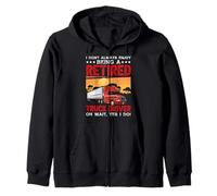 Being A Retired Truck Driver Funny Trucking Trucker Sudadera con Capucha