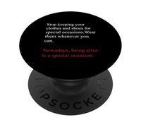 Being Alive is a Special Occasion Daily Gratitude Quote Fun PopSockets PopGrip Adhesivo