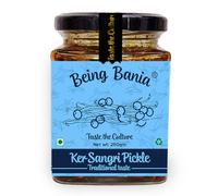 Being Bania Premium Homemade Handmade Ker Kair Sangri Pickle 250 gm in Glass Jar, Marwadi Rajasthani Delicacy, Teet Dela Panchkuta, 100% Natural Achar, Mixed Pickle