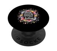 Being Loved by Someone Is A Great Feeling corazón - PopSockets PopGrip Adhesivo