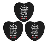 Being My Brothers Is Really The Only Gift You Need - Ambientadores para coche, 3 unidades, para colgar, aromas de larga duración, para aromaterapia, tabletas, espejo retrovisor, accesorios interiores